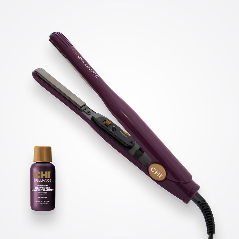 Brilliance 0.5 Inch Black Titanium Hairstyling Iron, , large image number null